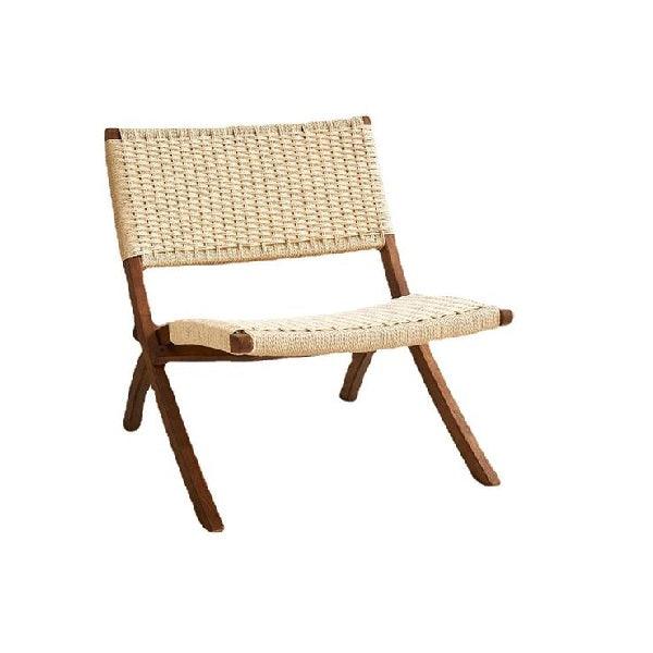 Achmad Rattan Folding Chair - HomeCozify