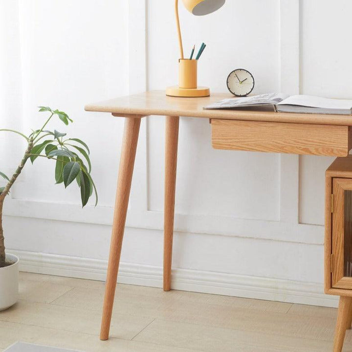 Adel Desk with Cabinet - HomeCozify