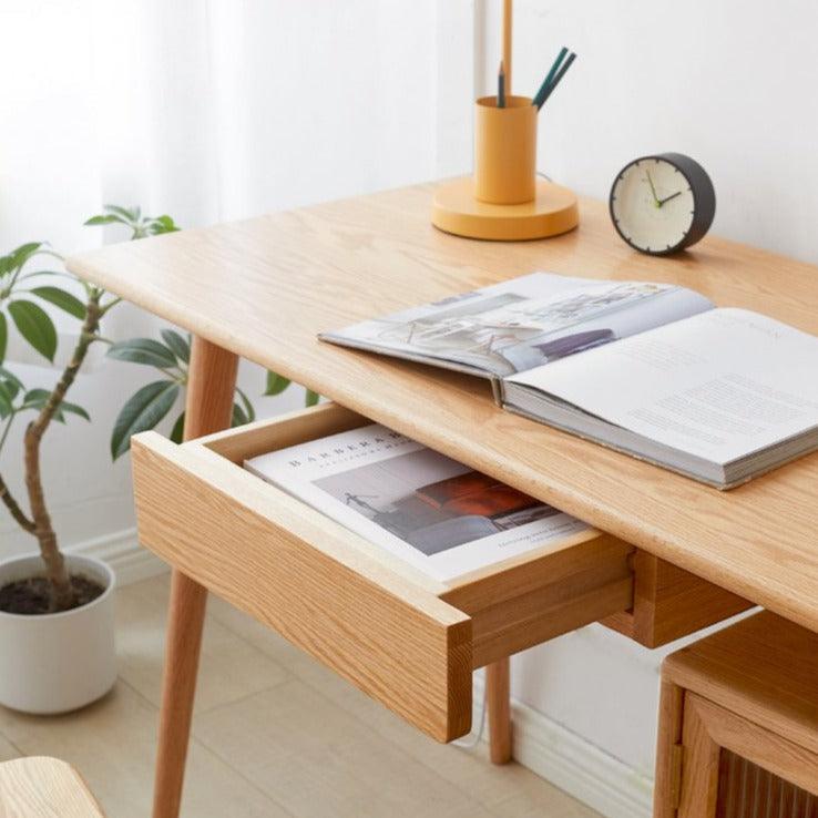 Adel Desk with Cabinet - HomeCozify