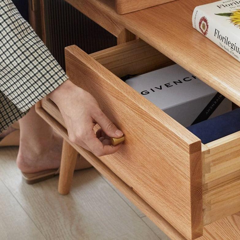 Adel Desk with Cabinet - HomeCozify