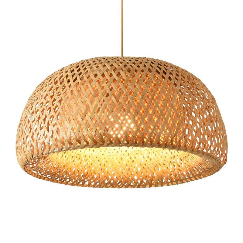 Ambros Oriental Bamboo Pendant Lamp - HomeCozify