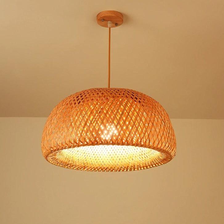 Ambros Oriental Bamboo Pendant Lamp - HomeCozify
