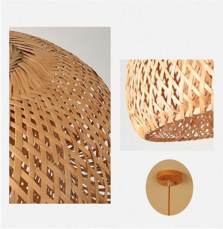 Ambros Oriental Bamboo Pendant Lamp - HomeCozify