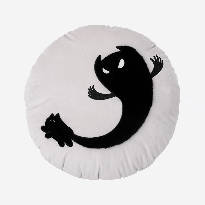 Animal Plush Cat Pillow - HomeCozify