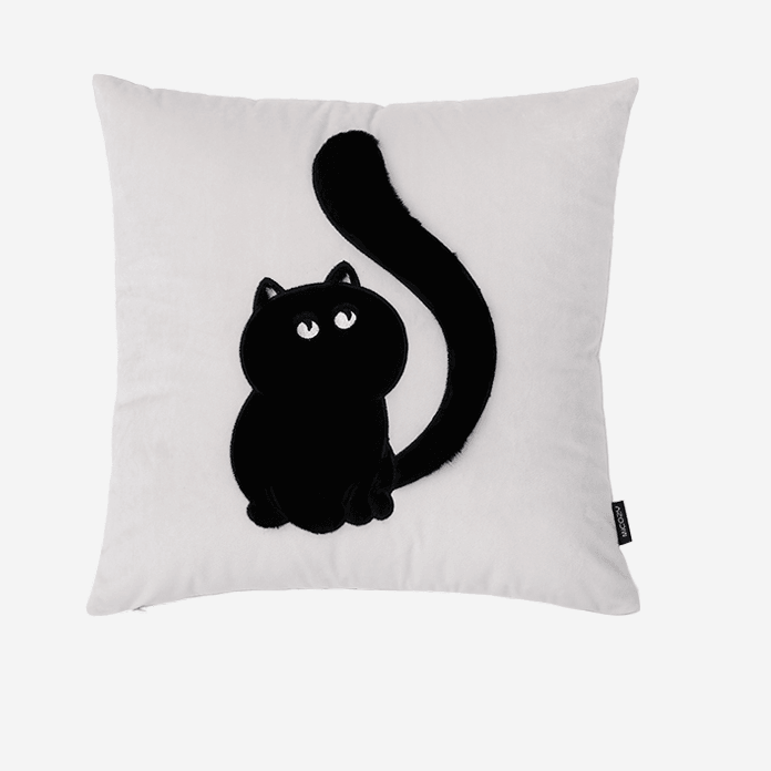 Animal Plush Cat Pillow - HomeCozify