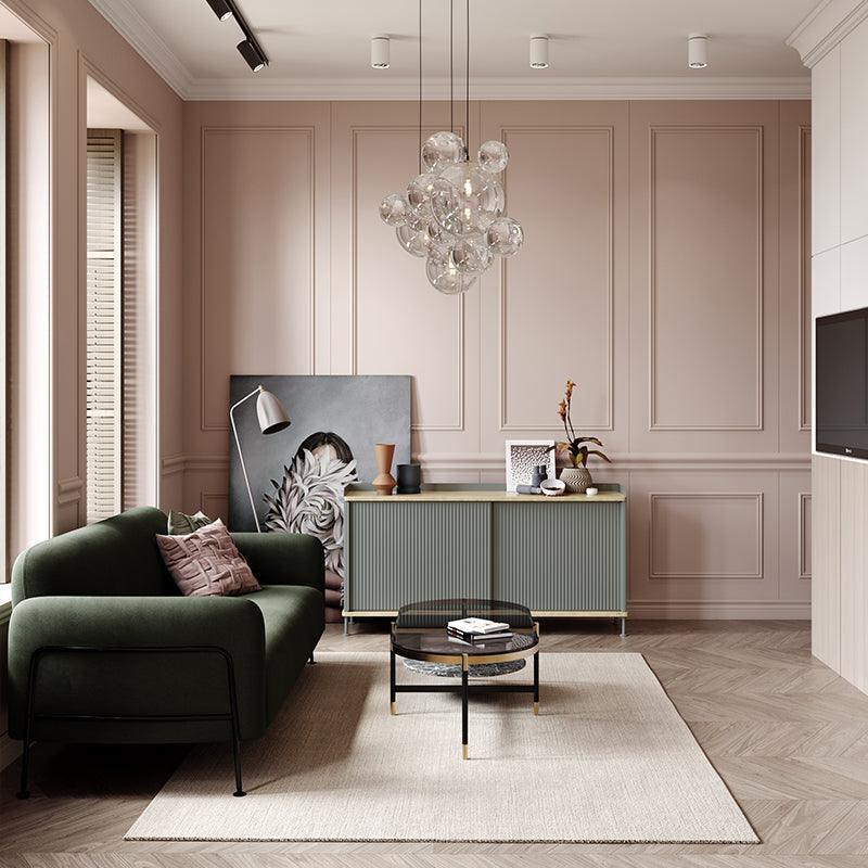 Antal Round Arm Sofa - HomeCozify