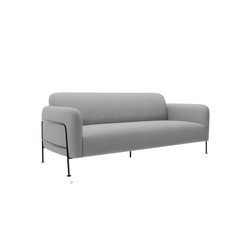Antal Round Arm Sofa - HomeCozify