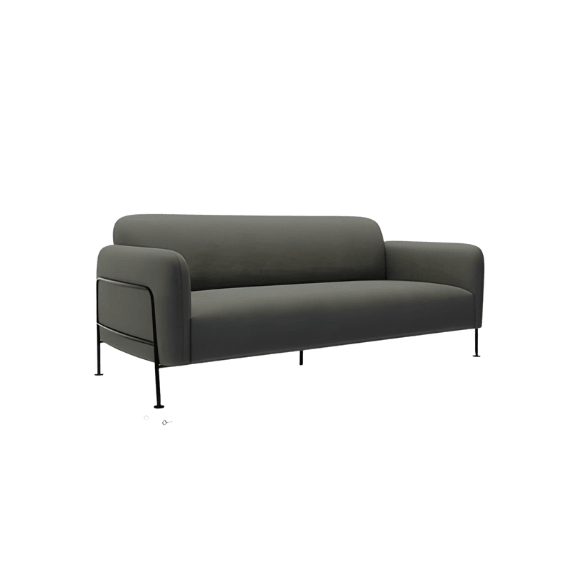 Antal Round Arm Sofa - HomeCozify