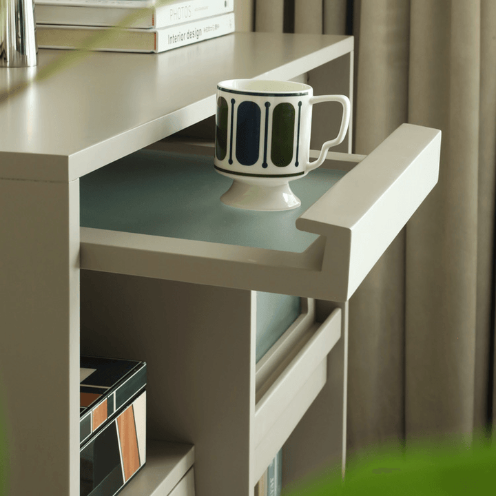 Attila Bookcase with Tilt Up Door - HomeCozify