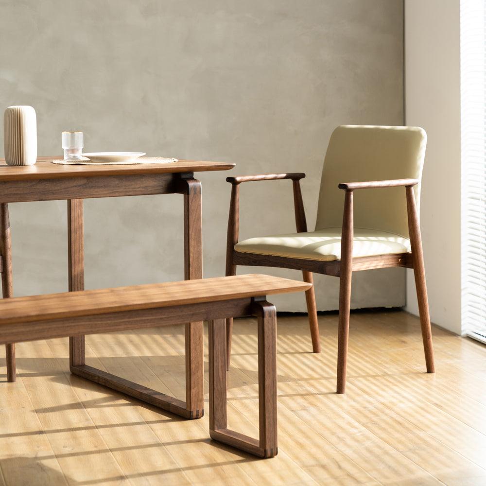 Augusto Solid Wood Bench - HomeCozify