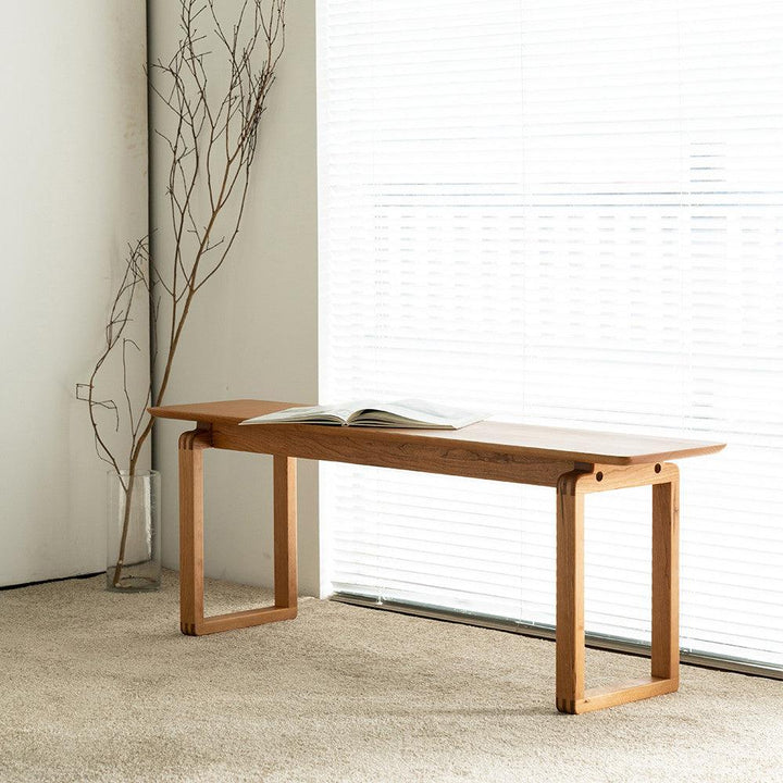 Augusto Solid Wood Bench - HomeCozify