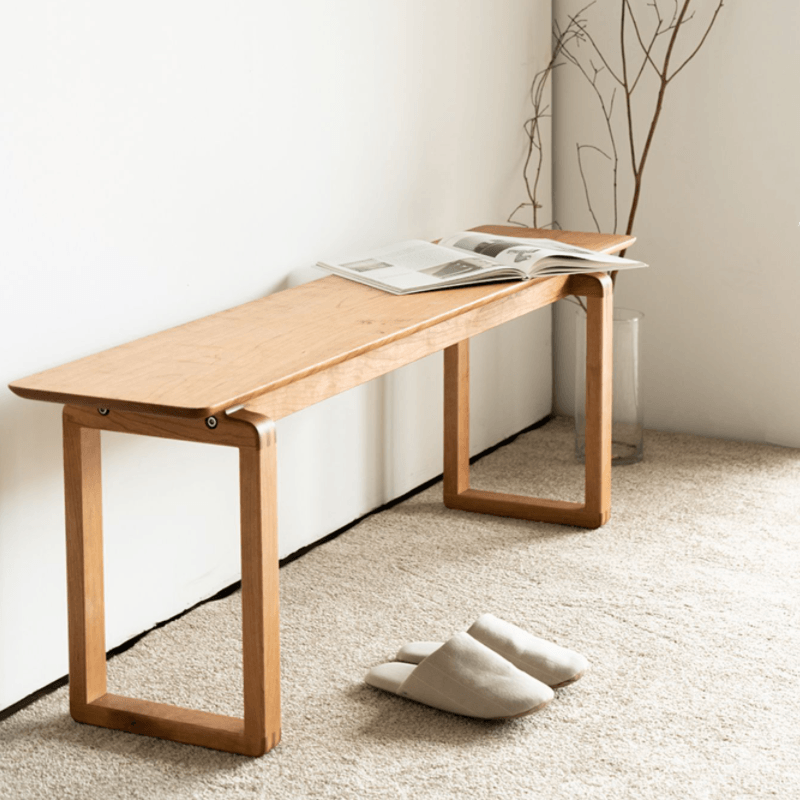 Augusto Solid Wood Bench - HomeCozify