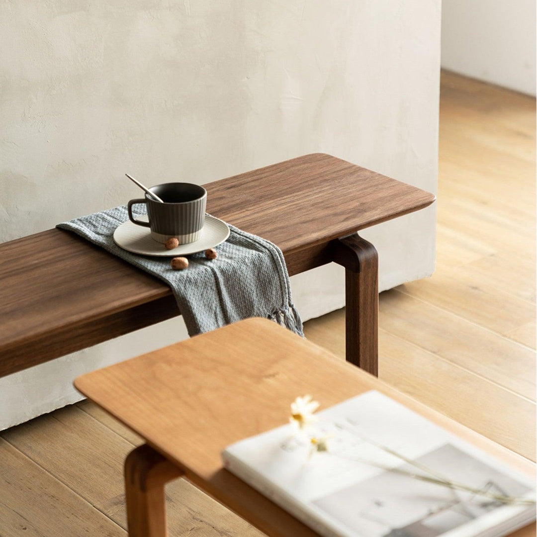 Augusto Solid Wood Bench - HomeCozify