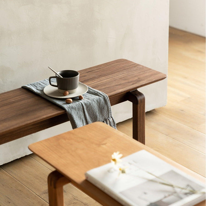 Augusto Solid Wood Bench - HomeCozify