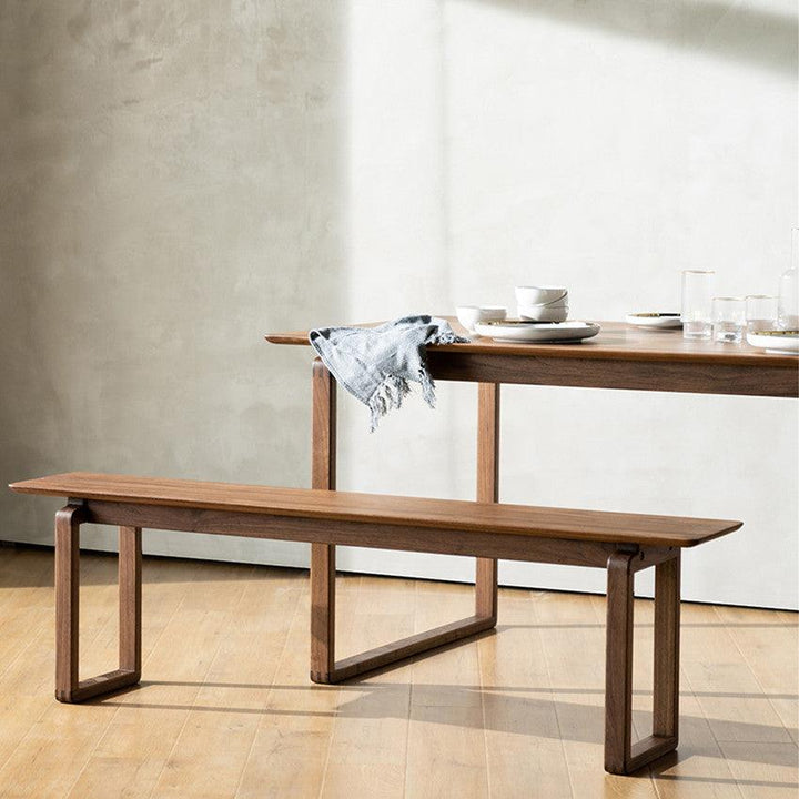 Augusto Solid Wood Bench - HomeCozify