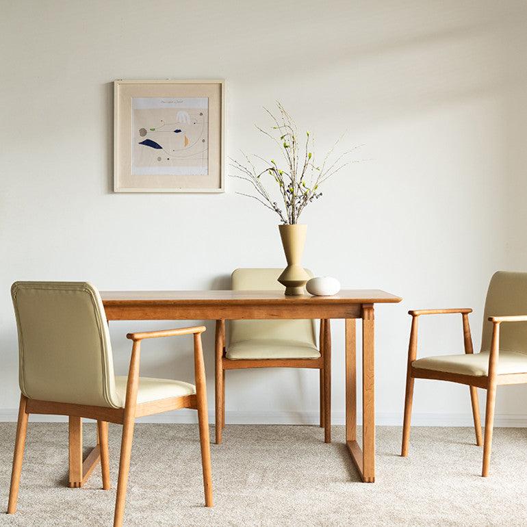 Augusto Solid Wood Dining Table - HomeCozify