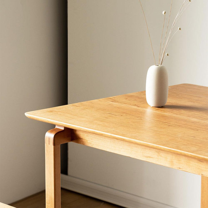Augusto Solid Wood Dining Table - HomeCozify
