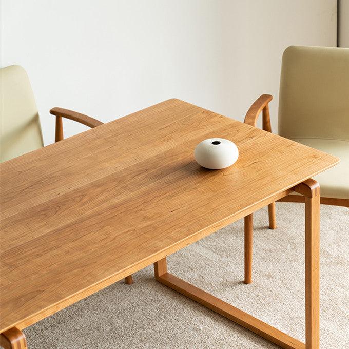 Augusto Solid Wood Dining Table - HomeCozify