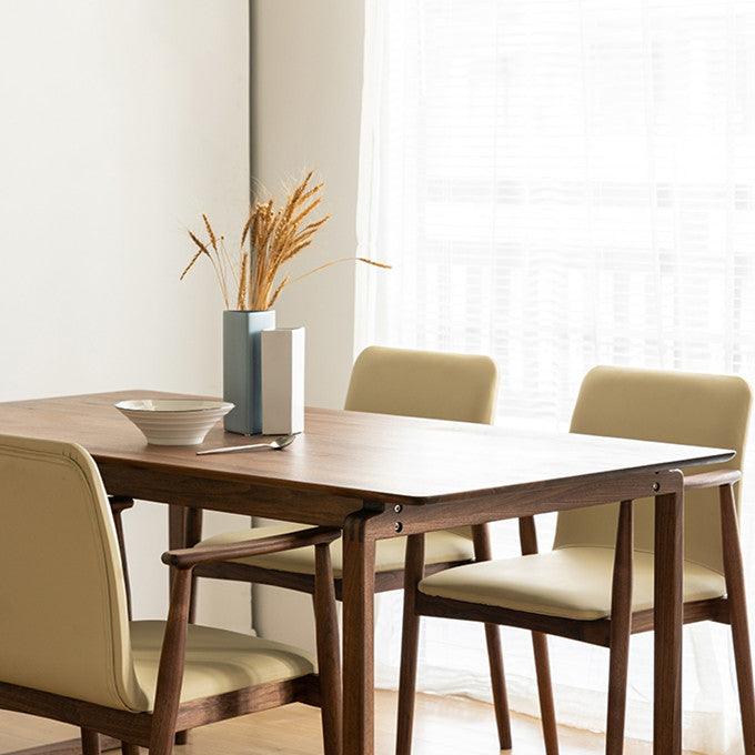Augusto Solid Wood Dining Table - HomeCozify