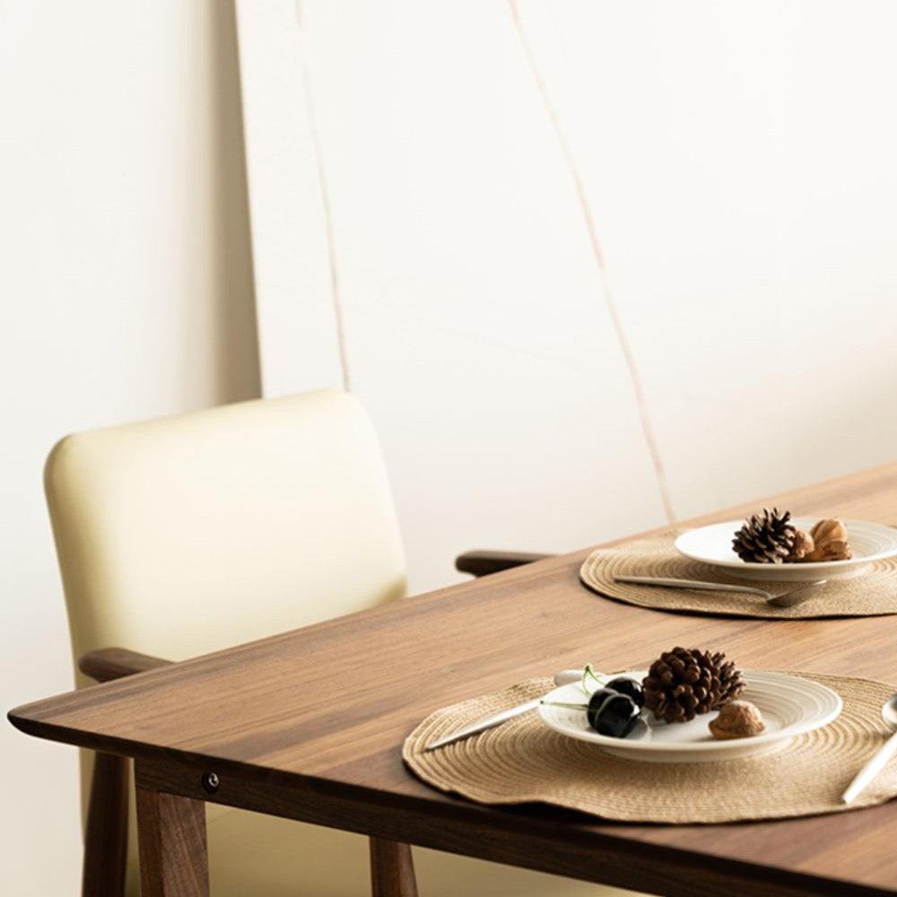 Augusto Solid Wood Dining Table - HomeCozify