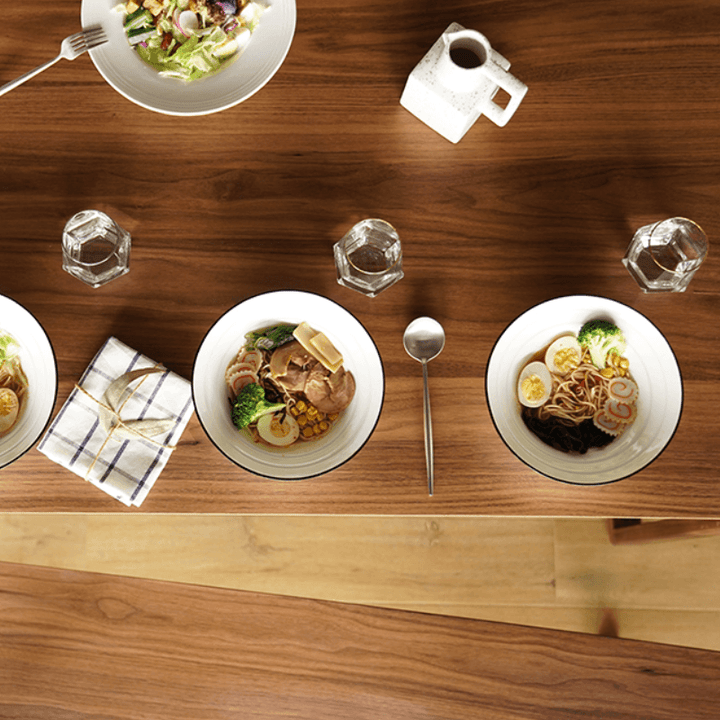Augusto Solid Wood Dining Table - HomeCozify