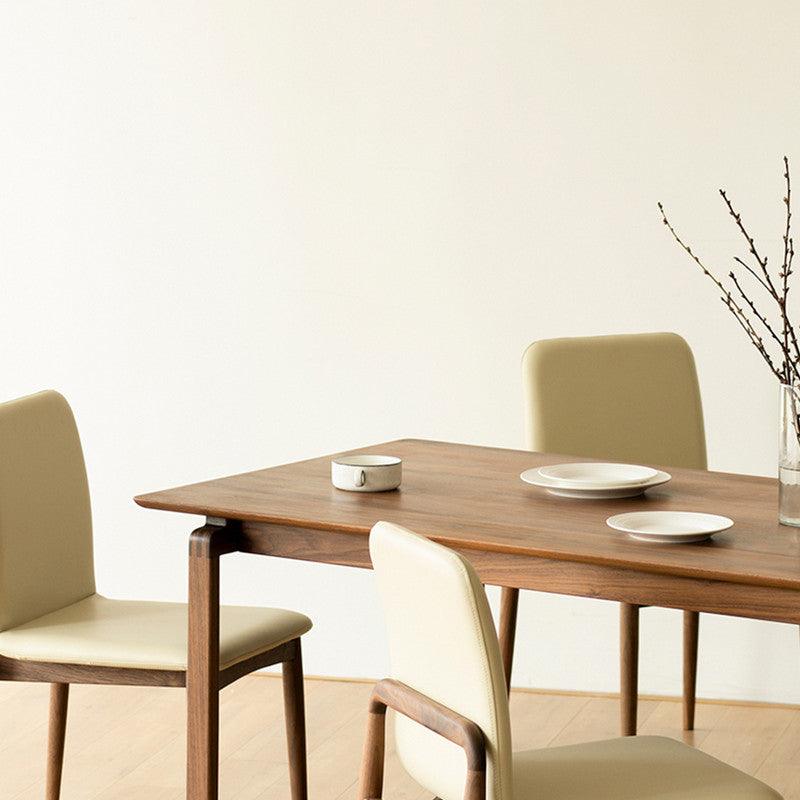 Augusto Solid Wood Dining Table - HomeCozify