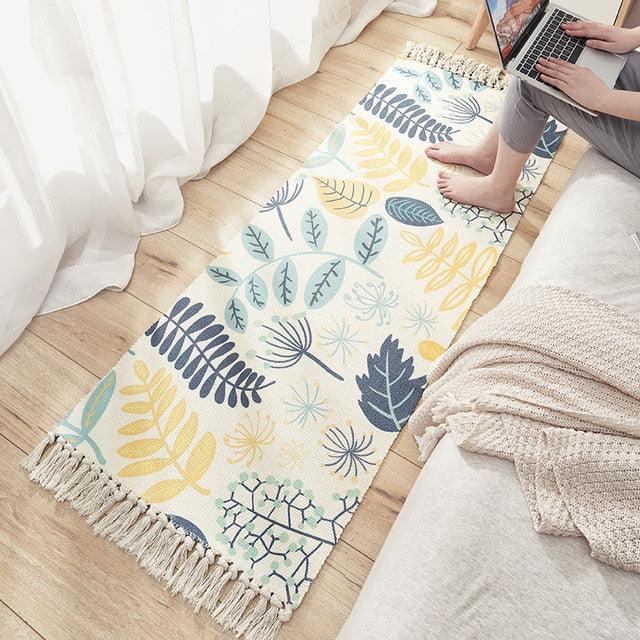 Bartalan Morning Greeting Tassel Area Rugs - HomeCozify