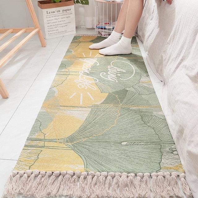 Bartalan Morning Greeting Tassel Area Rugs - HomeCozify