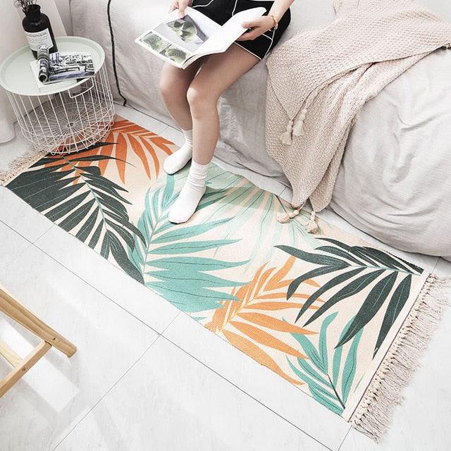Bartalan Morning Greeting Tassel Area Rugs - HomeCozify