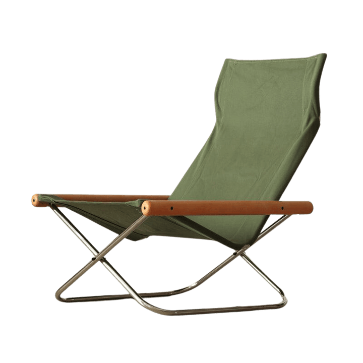 Belinda Canva Folding Lounger Chair - HomeCozify