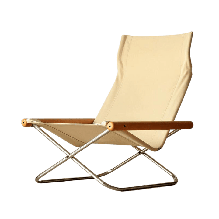 Belinda Canva Folding Lounger Chair - HomeCozify