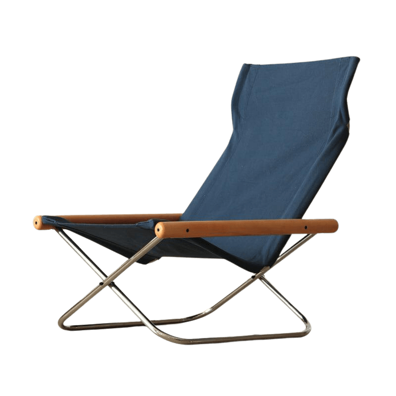 Belinda Canva Folding Lounger Chair - HomeCozify