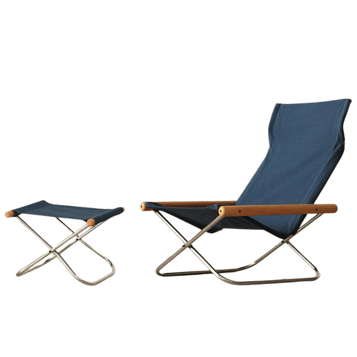 Belinda Canva Folding Lounger Chair - HomeCozify