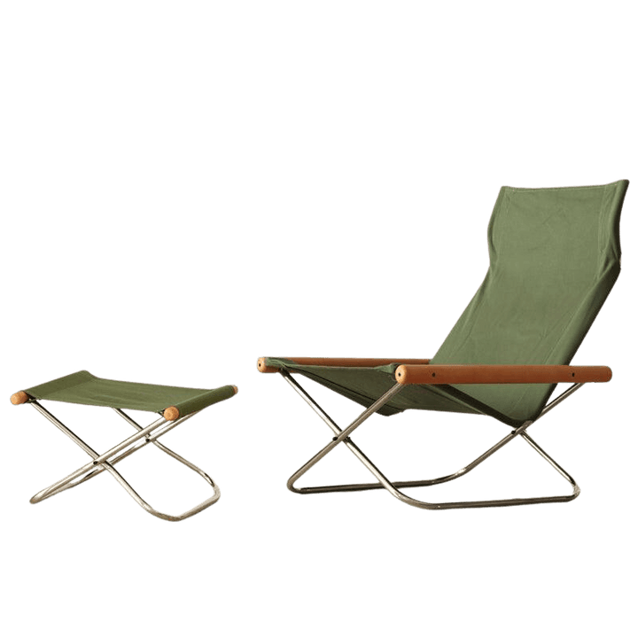 Belinda Canva Folding Lounger Chair - HomeCozify