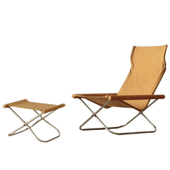 Belinda Canva Folding Lounger Chair - HomeCozify