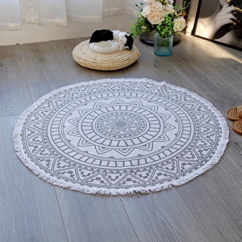 Blooming Lotus Round Rugs - HomeCozify