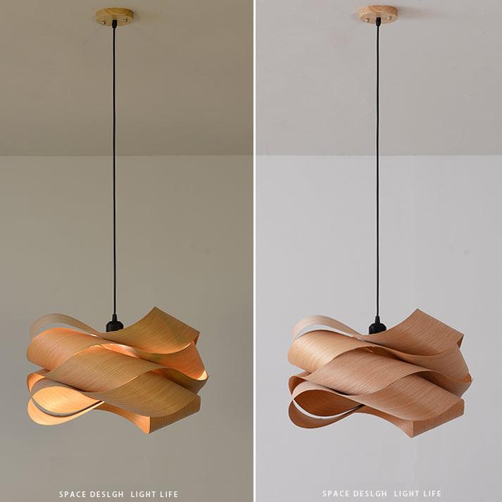 Bonita Pendant with Wood Accents - HomeCozify