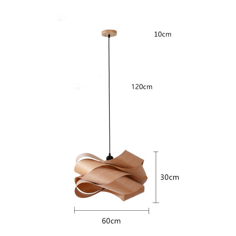 Bonita Pendant with Wood Accents - HomeCozify