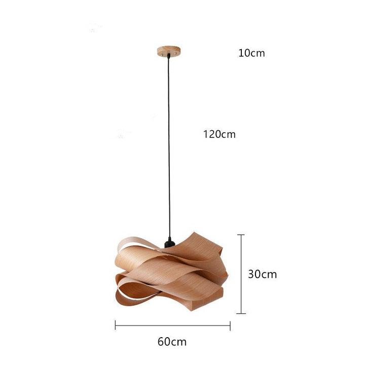 Bonita Pendant with Wood Accents - HomeCozify