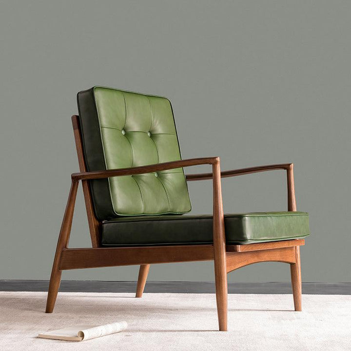 Boris Leather Armchair - HomeCozify