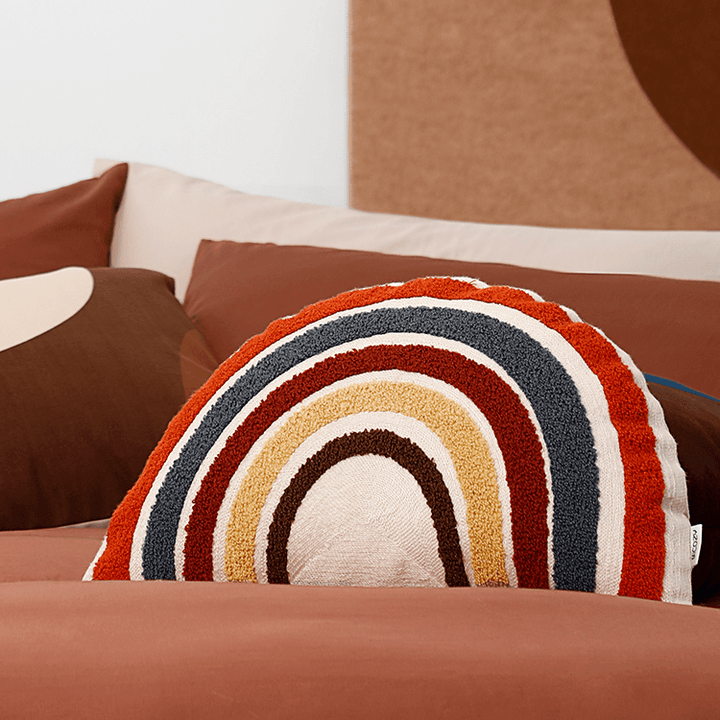 Bungalow Rainbow Throw Pillow - HomeCozify