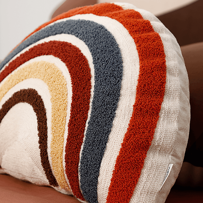 Bungalow Rainbow Throw Pillow - HomeCozify