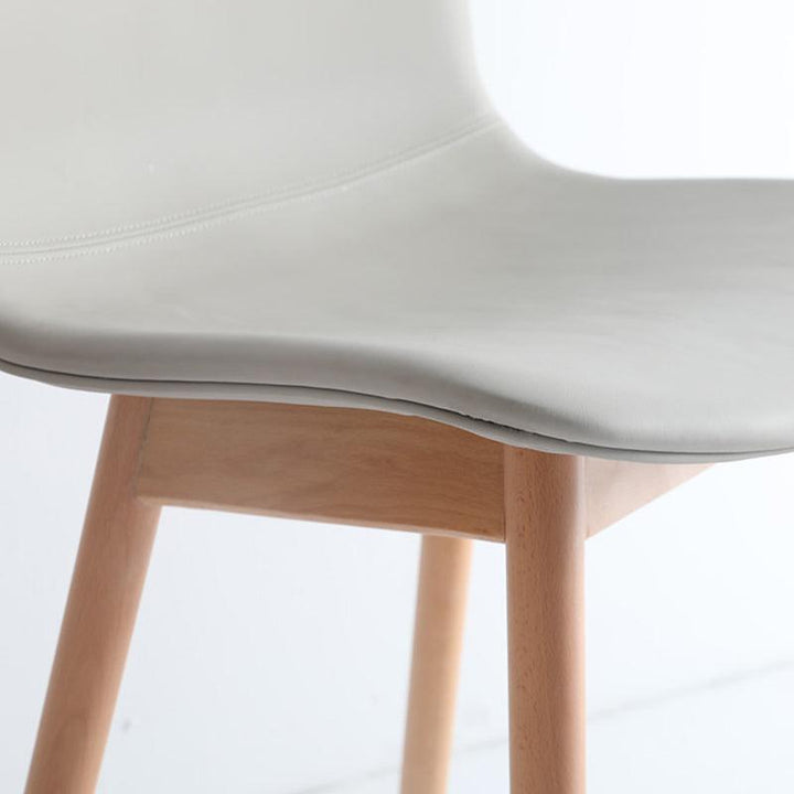 Callie Leather Dining Chair (Set of 2) - HomeCozify