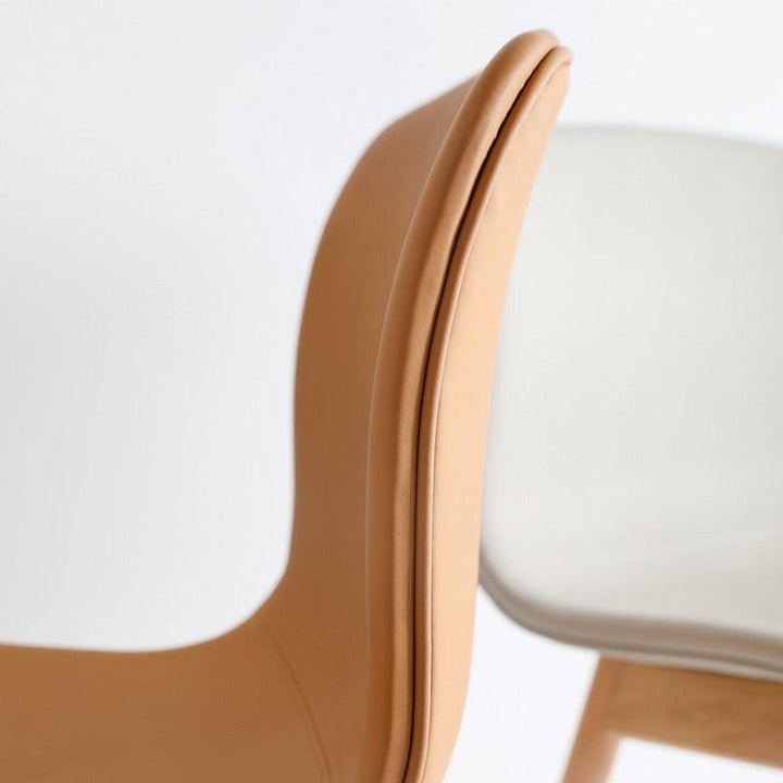 Callie Leather Dining Chair (Set of 2) - HomeCozify