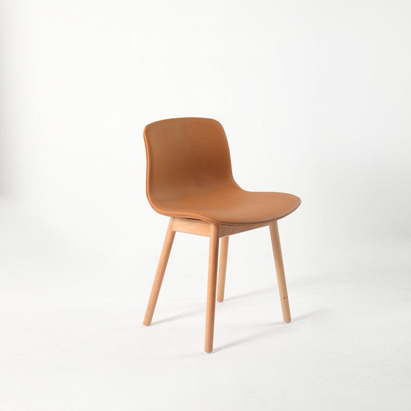 Callie Leather Dining Chair (Set of 2) - HomeCozify