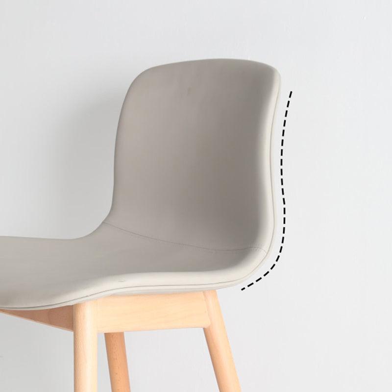 Callie Leather Dining Chair (Set of 2) - HomeCozify