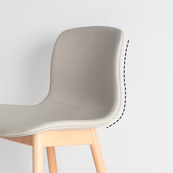 Callie Leather Dining Chair (Set of 2) - HomeCozify