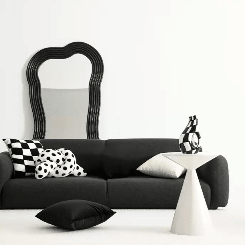 Checkerboard Color Shaped Pillow - HomeCozify