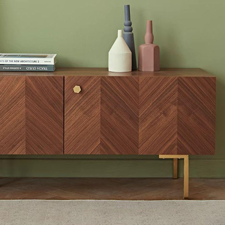 Csepel Herringbone TV Stand - HomeCozify