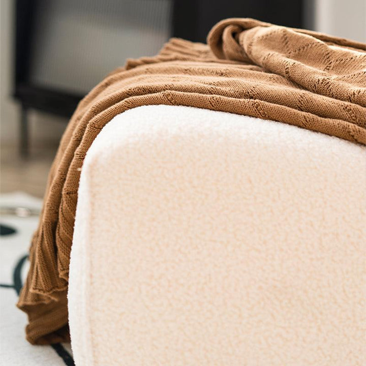 Danica Sherpa Armless chair - HomeCozify